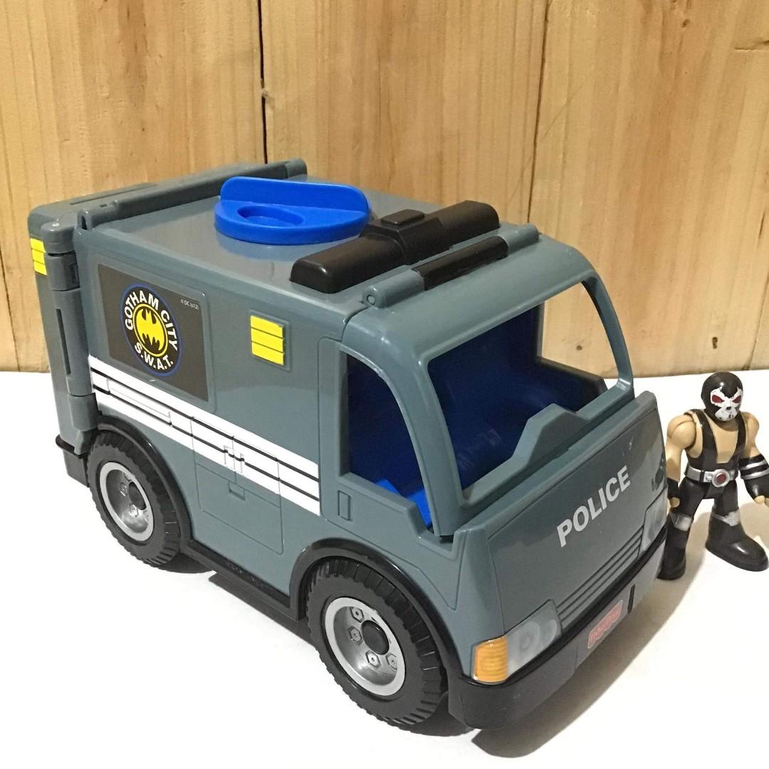 Imaginext bane and police van hotsell