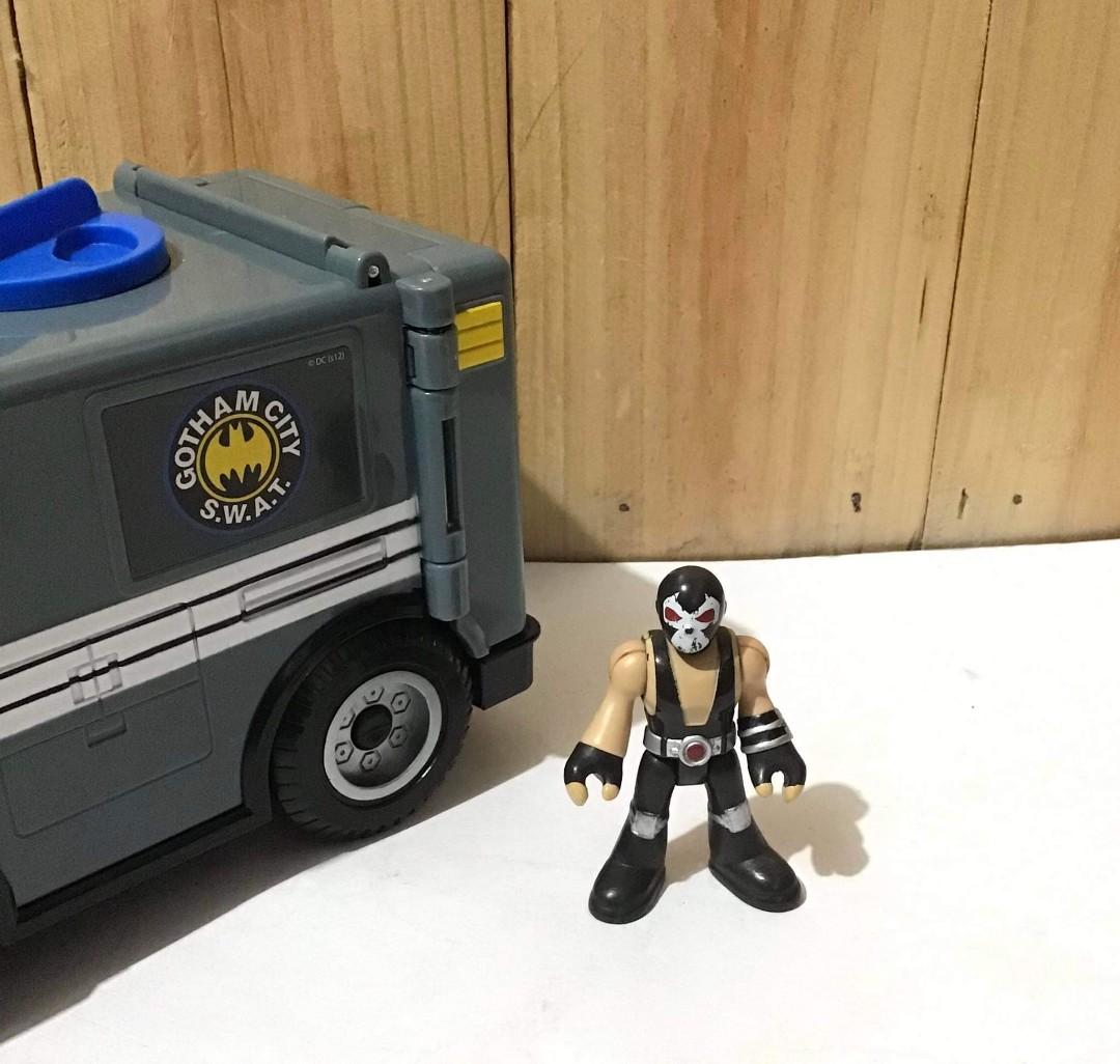 Imaginext bane and police van 2025