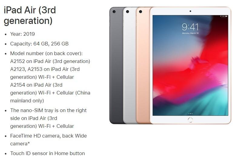 iPad Air Gen 3 Rose Gold 256GB Wifi + Cellular, Mobile Phones