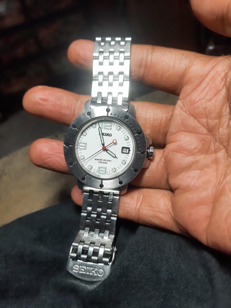 Jam tangan vintage seiko 7N42-6139 original, Fesyen Pria, Jam Tangan di  Carousell