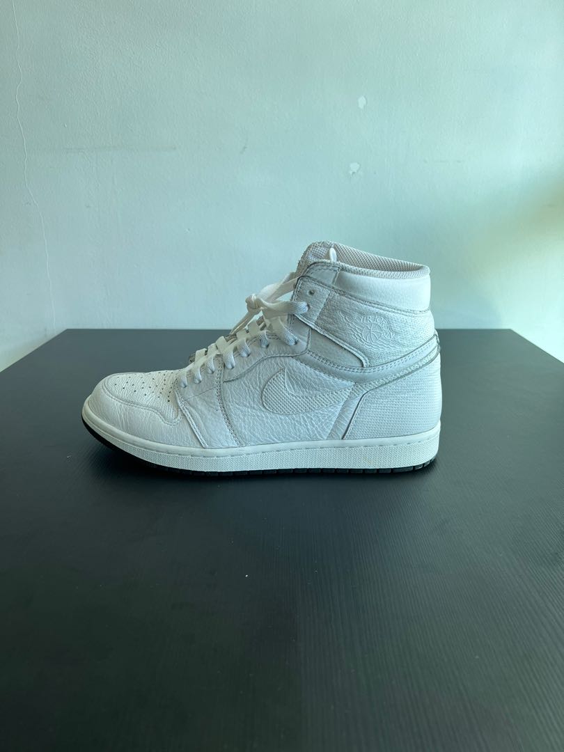White perforated sale jordan 1