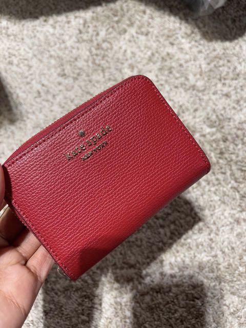 Kate Spade Darcy Small Zip Around Wallet in Candied Cherry Luxury Bags Wallets on Carousell