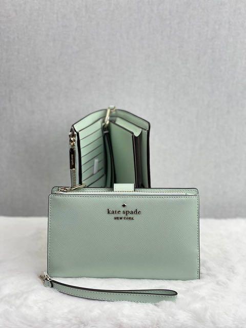 Kate Spade Staci Phone Wristlet in Crystal Blue, Luxury, Bags & Wallets on  Carousell
