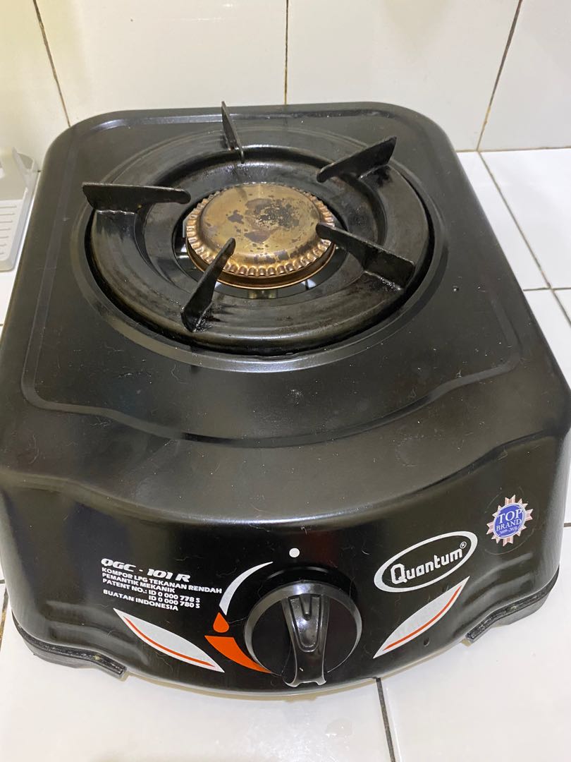 Kompor Gas Quantum 1 tungku, Kitchen & Appliances di Carousell