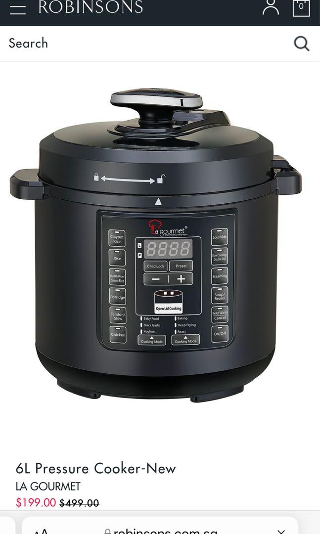 La gourmet 6L pressure cooker TV Home Appliances Kitchen Appliances Cookers on Carousell