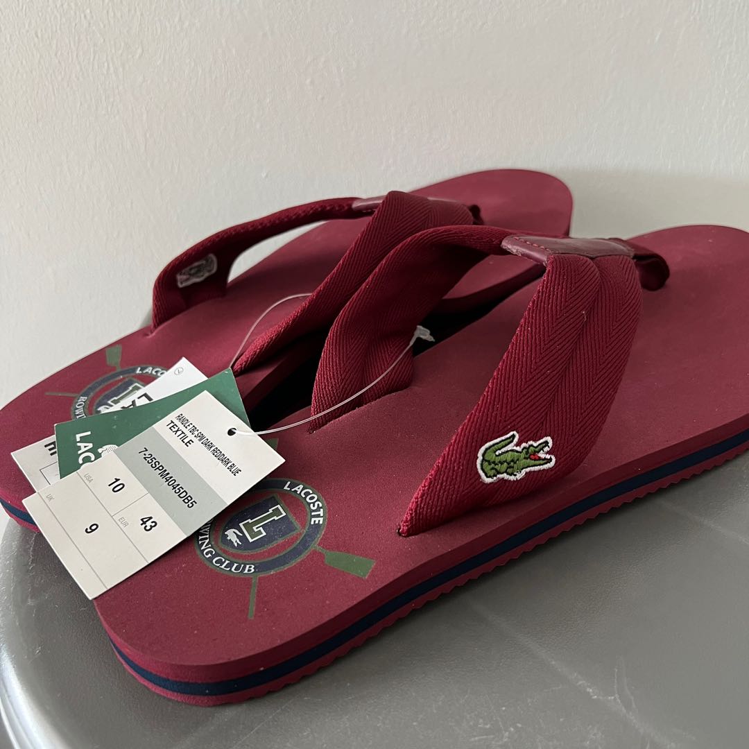 Lacoste Slippers Lacoste Flip Flip Lacoste Shoes Men s Fashion