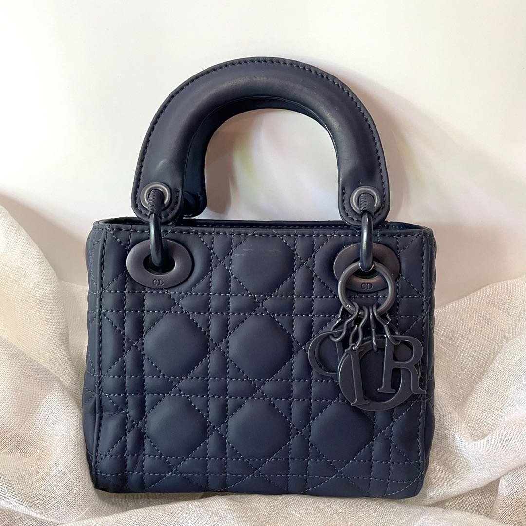 Lady Dior blue indigo ultramatte, Luxury, Bags & Wallets on Carousell