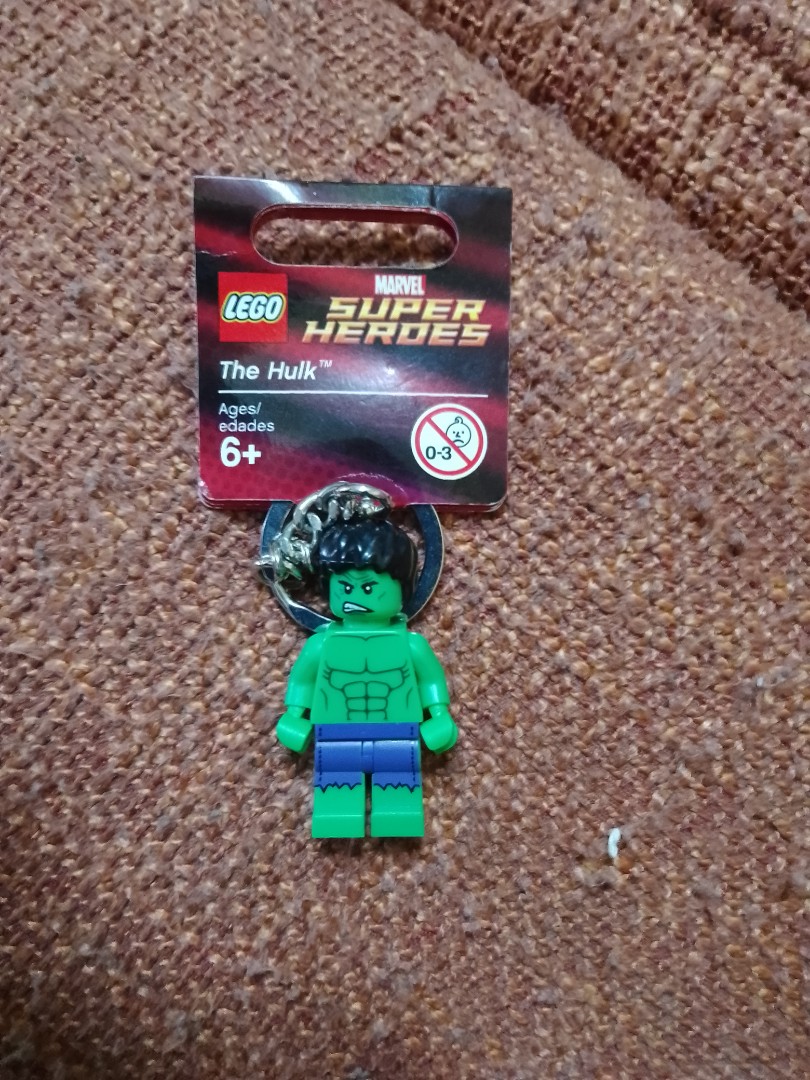 Lego shop hulk keyring