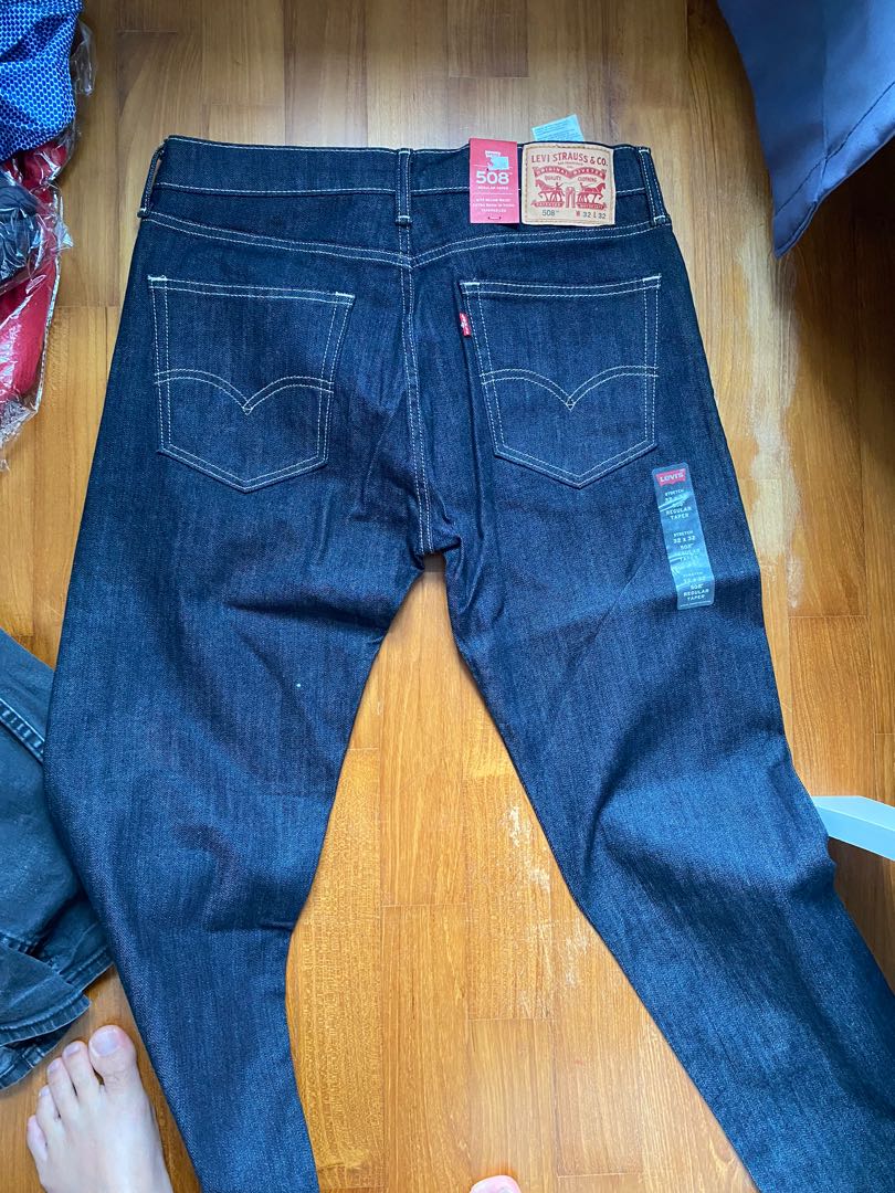 Levi's 508 regular taper W32 L32, Men's Fashion, Bottoms, Jeans on Carousell