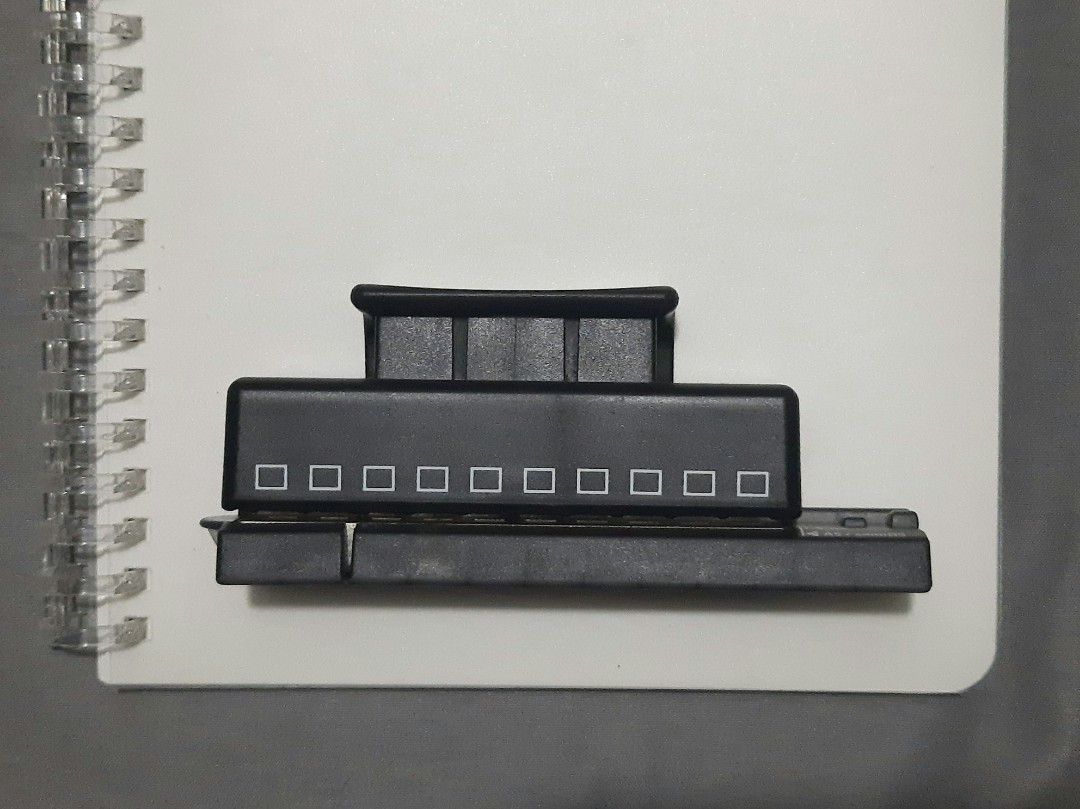 LIHIT LAB Hole Punch for Twist Ring Notebook/Binder (w/ FREEBIE