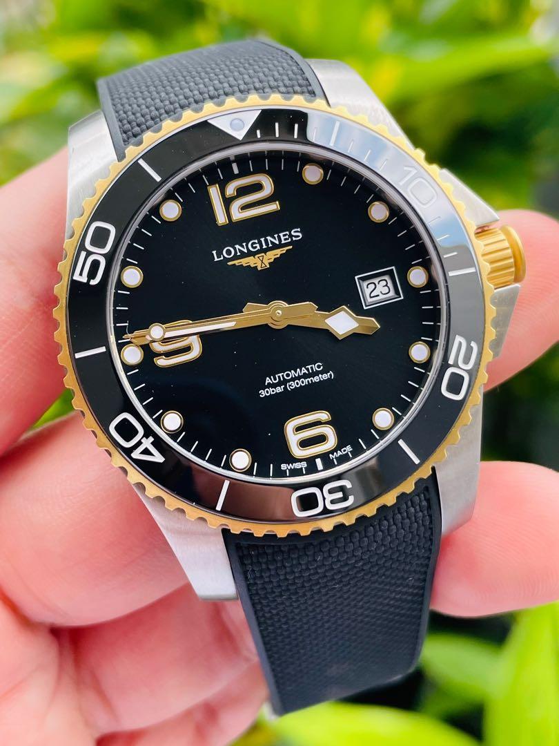 Longines hydroconquest automatic gold store