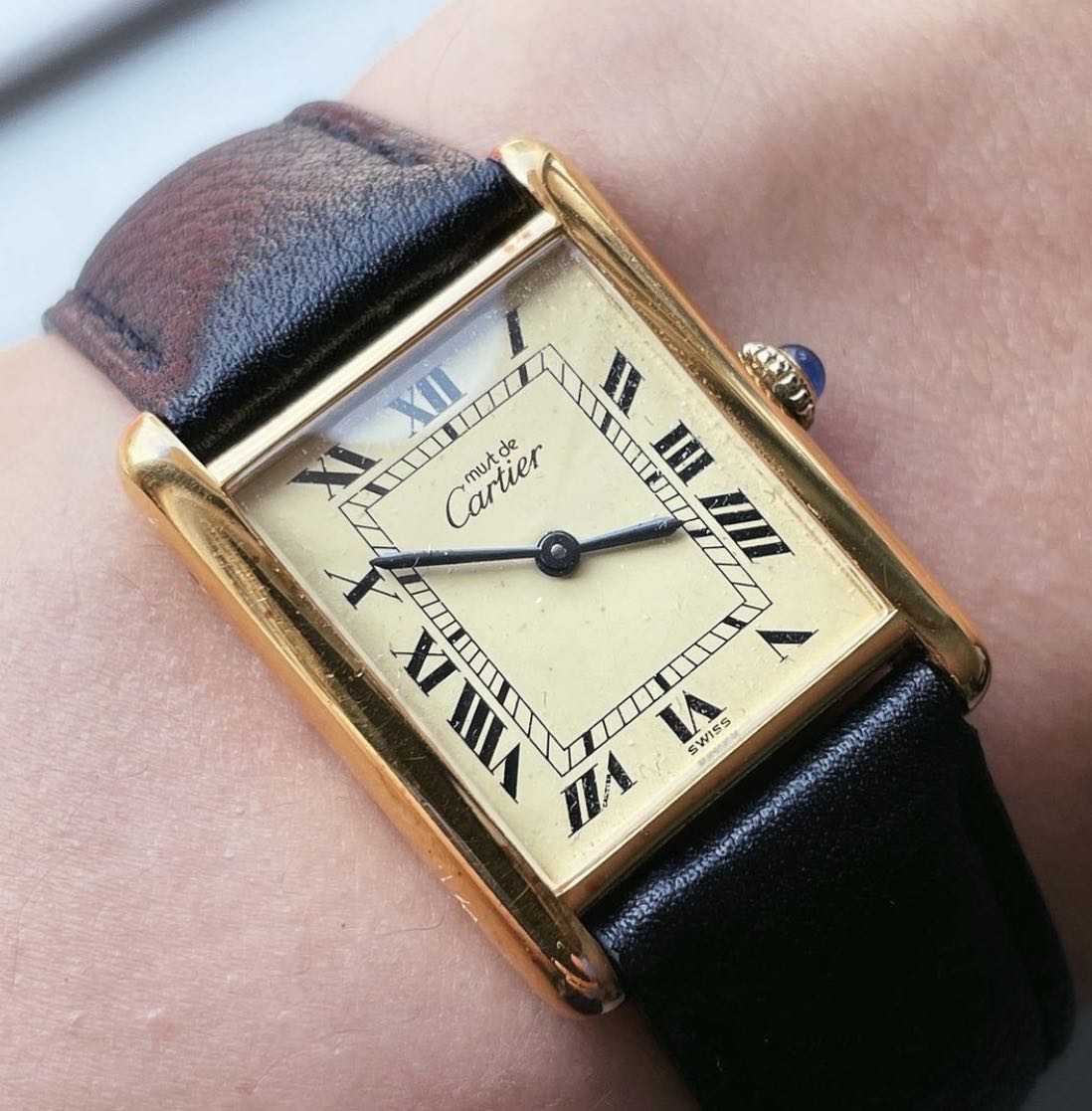Cartier deals tank mechanical