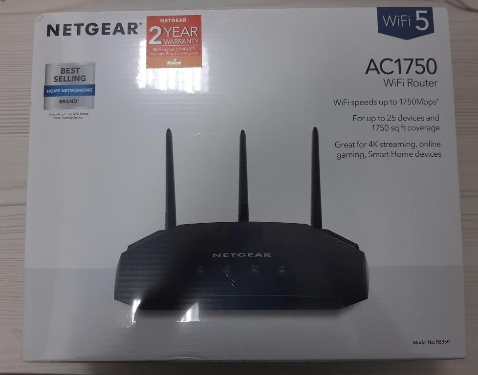 Brand new in original packaging Netgear AC1750 WiFi router, Everything ...
