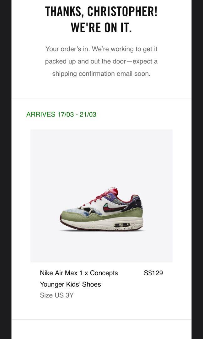 Kids air max size 1 new arrivals