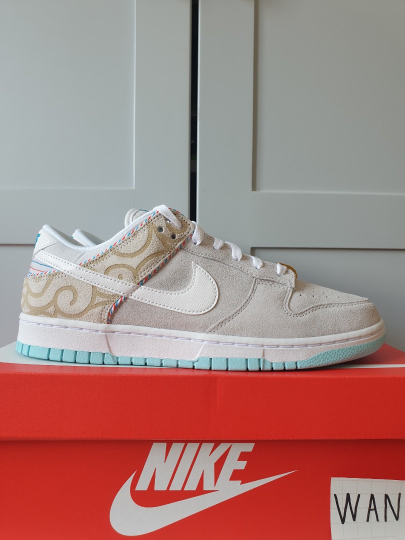 SOLD) Nike Dunk Low Barber shop Grey, Men's Fashion, Footwear, Sneakers on  Carousell