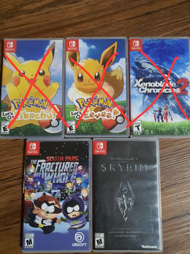 Nintendo Switch Games Pokemon Lets Go Skyrim Xenoblade Video Gaming Video Games Nintendo On Carousell Nintendo Switch Games Pokemon Lets Go Skyrim Xenoblade Video Gaming Video Games Nintendo On Carousell