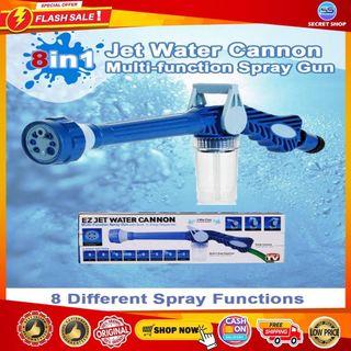 Original 8 In 1 Ez Jet Water Cannon Guns Soap Dispenser Pump Water Hose Nozzle Spray Gun , Pressure