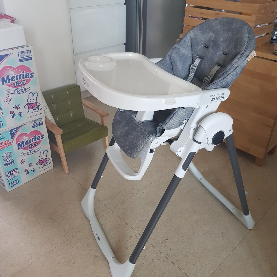Agio Baby Prima Pappa Zero 3 High Chair, Licorice - Kids N Cribs