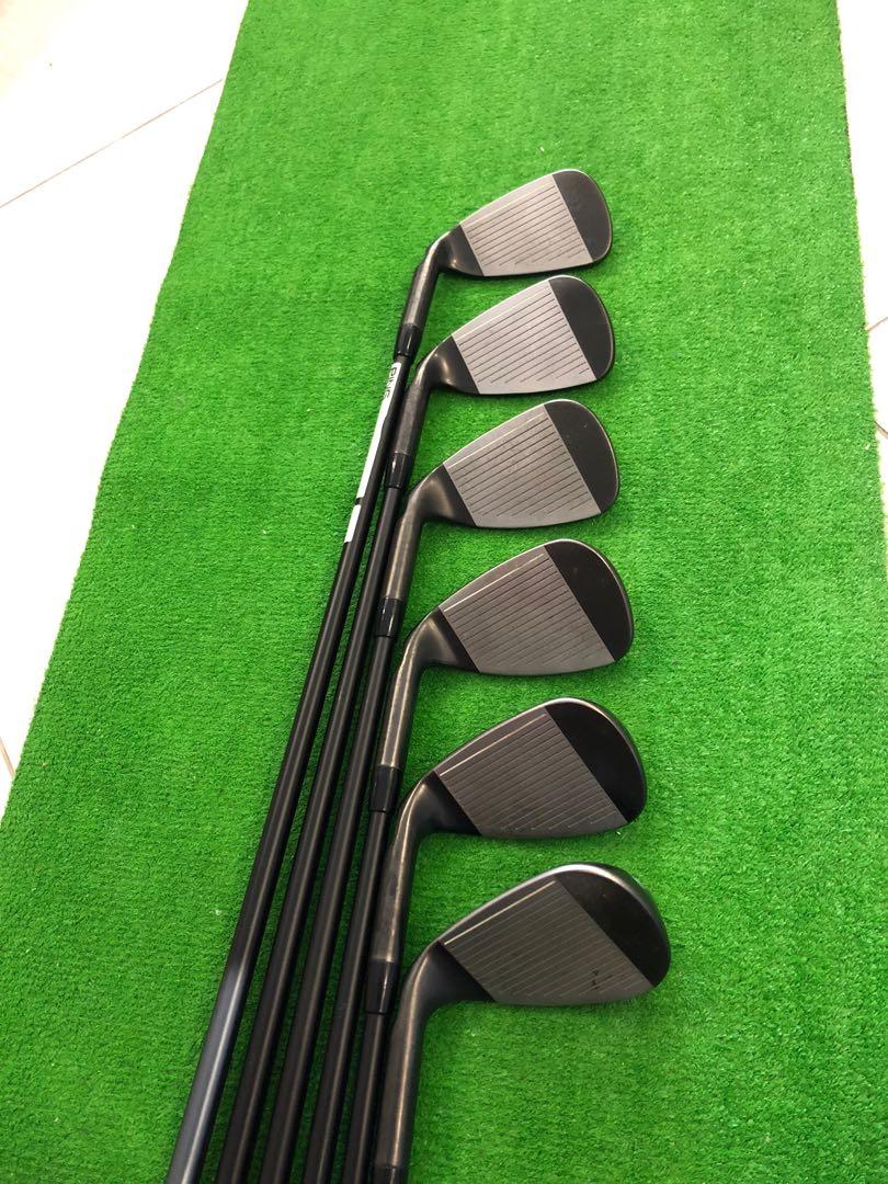 PING G710 POWER SPEC (7-S) Irons [6 Pieces] (With Lightweight PING J CB  Slate Regular Flex Graphite Shafts) (Excellent Condition) [100% Authentic]  (G 710 Golf Iron Set), Sports Equipment, Sports & Games,
