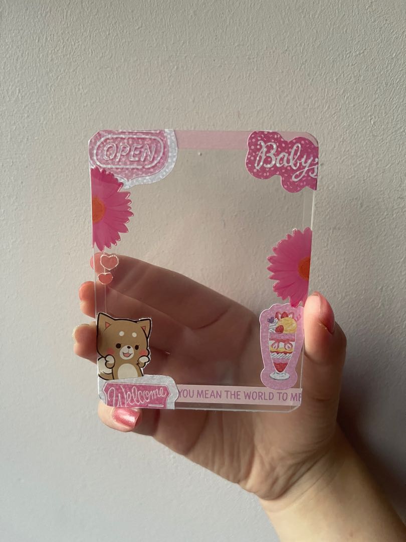 Pink Toploader Box Pink themed toploader, Hobbies & Toys, Memorabilia & Collectibles, K ...