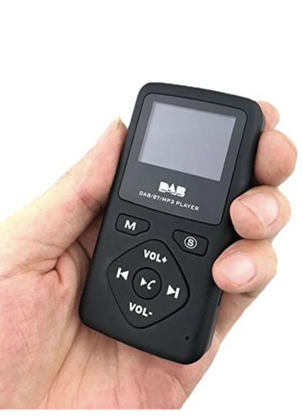 Pocket DAB Radio Portable Digital Radio With Bluetooth MP3 Player