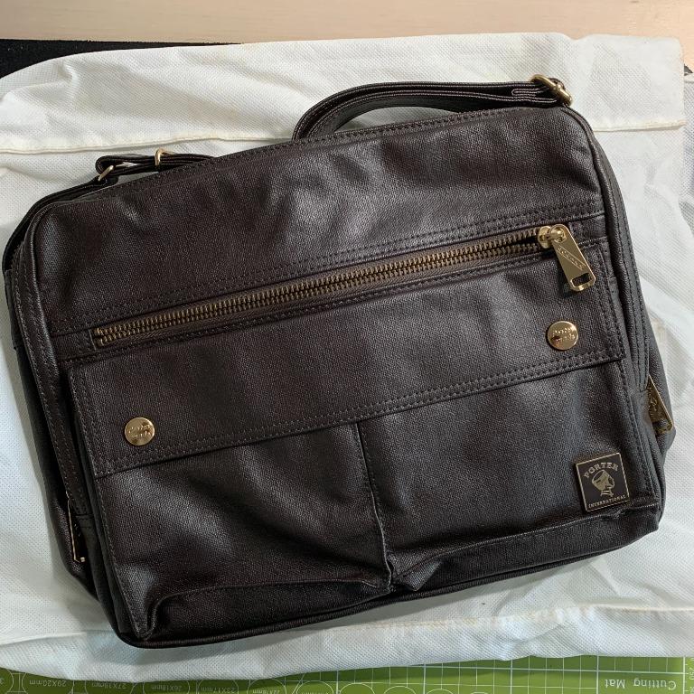 Porter International Shoulder Bag Brown Men s Fashion Bags Sling Bags on Carousell
