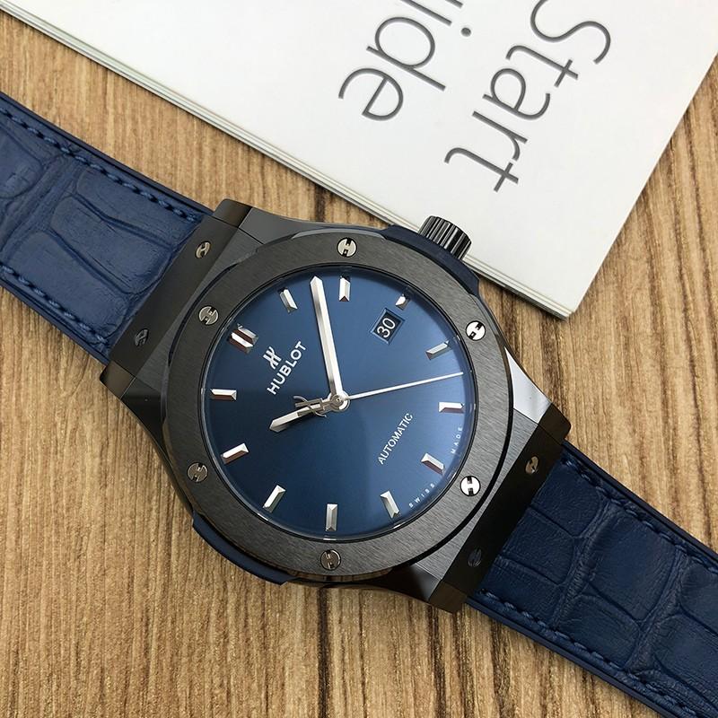 Hublot classic fusion all black blue on sale
