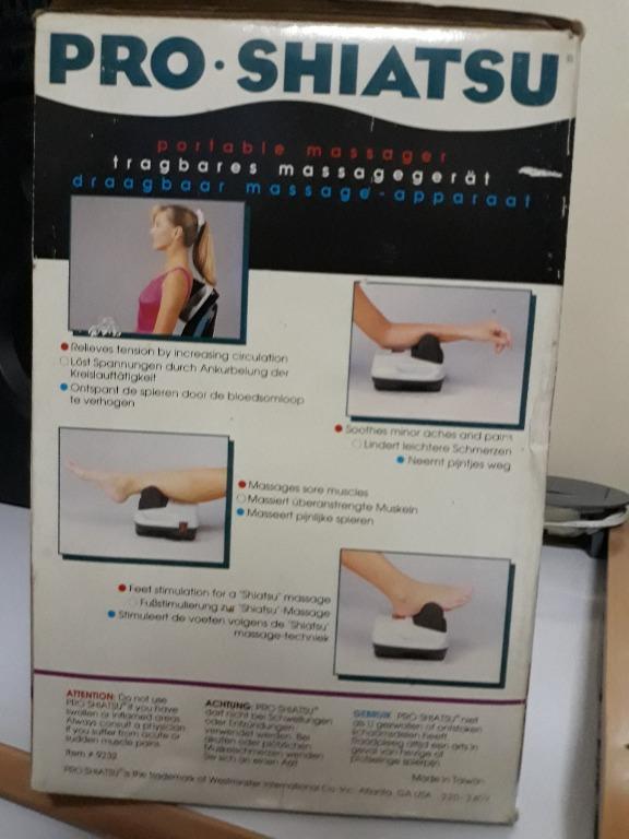 PROSHIATSU Portable Massager, Health & Nutrition, Massage Devices on