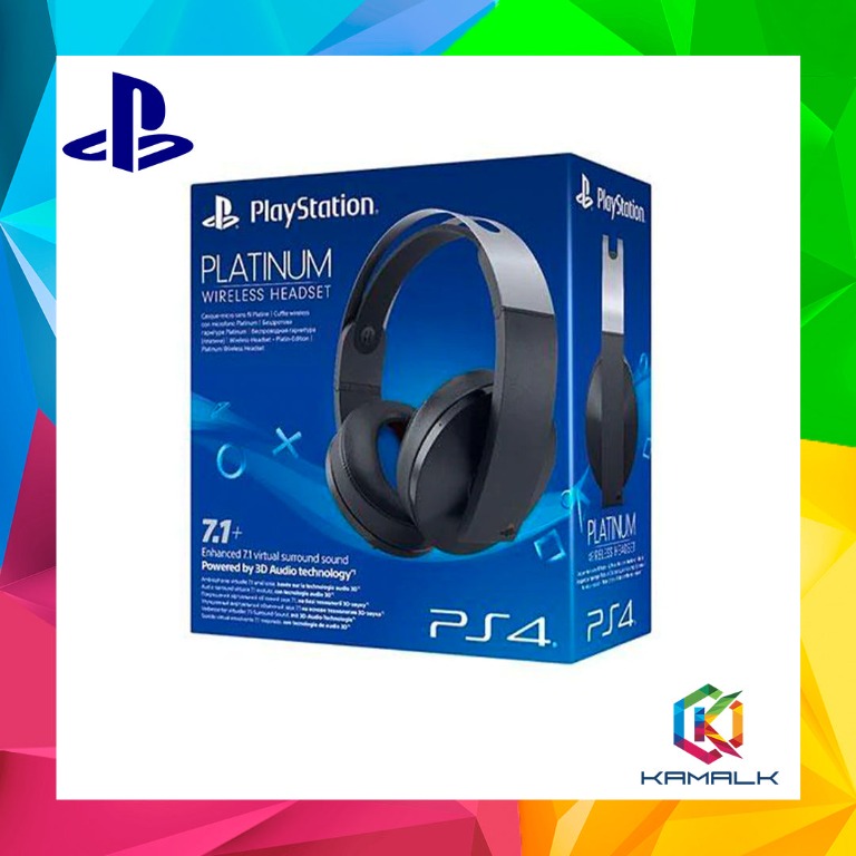 Virtual Surround Sound Headset Wireless Platinum Ps4 Gaming