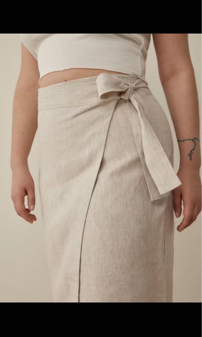 Florence linen skirt reformation sales