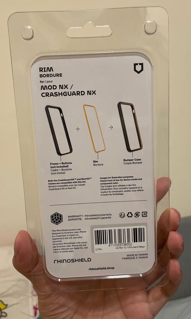 Rhinoshield CrashGuard NX Rim Sand Beige. Iphone 12-12 Pro. NEW!, Computers  & Tech, Parts & Accessories, Other Accessories on Carousell