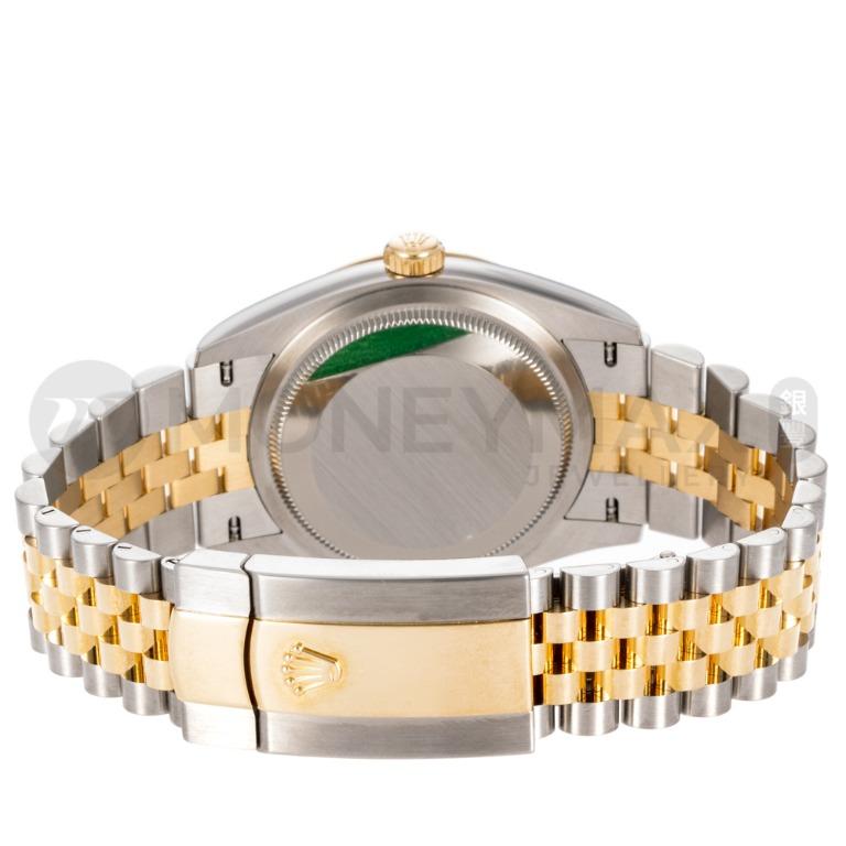 Rolex Datejust 36 - 126233 ( WT0012441 ) (Category: Watches) located in Singapore. Submitted by moneymaxwatches (Listing ID 1149329226, Image 2). Description: Rolex Datejust 36 - 126233 Preowned Rolex Watch SKU : WT0012441 Case Dimensions : 36mm Case Material : Stainless Steel Bezel : 18k Yellow Gold Dial : White Mother of Pearl with Diamonds Crystal Material : Scratch Resistant Sapphire Crystal Movement : Self-Winding Automatic Movement Bracelet