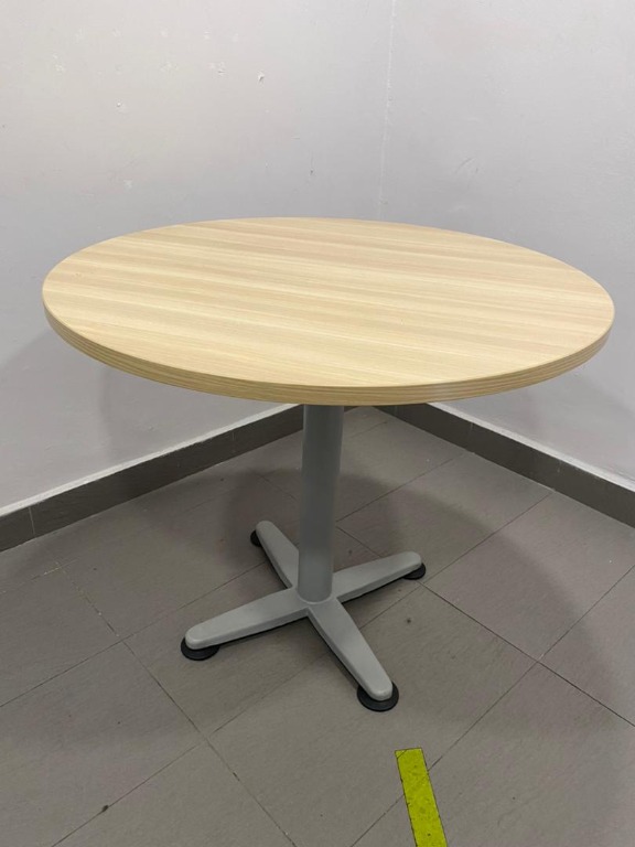 Round Discussion Table Home, Round Particle Board Table Cover