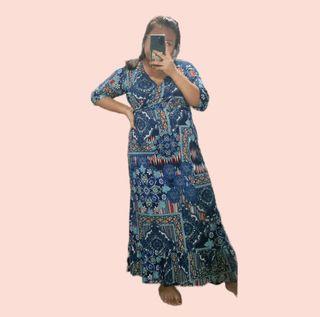 Batik Dress, Women's Fashion, Dresses & Sets, Traditional & Ethnic 