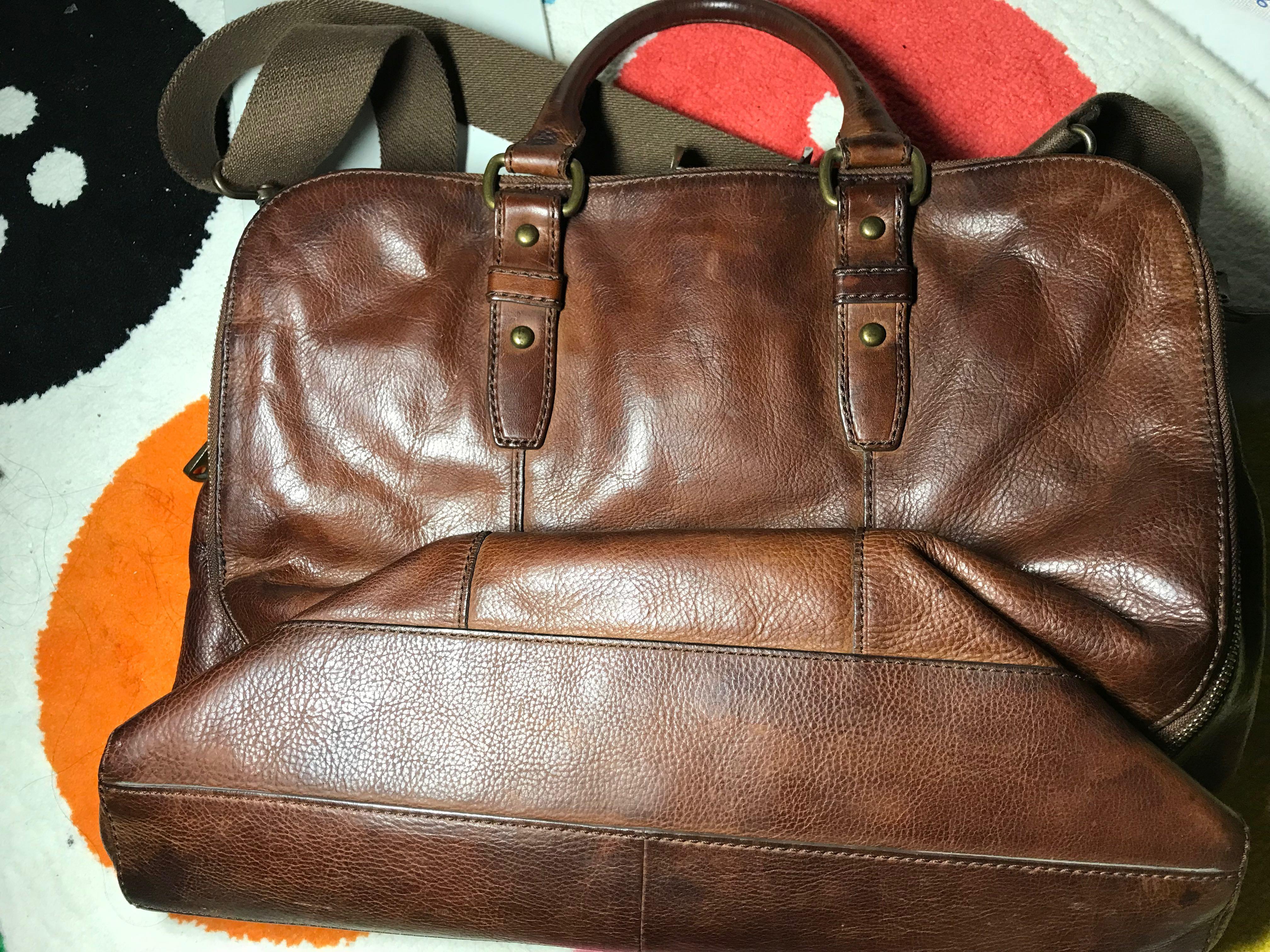 Fossil briefcase sale outlet