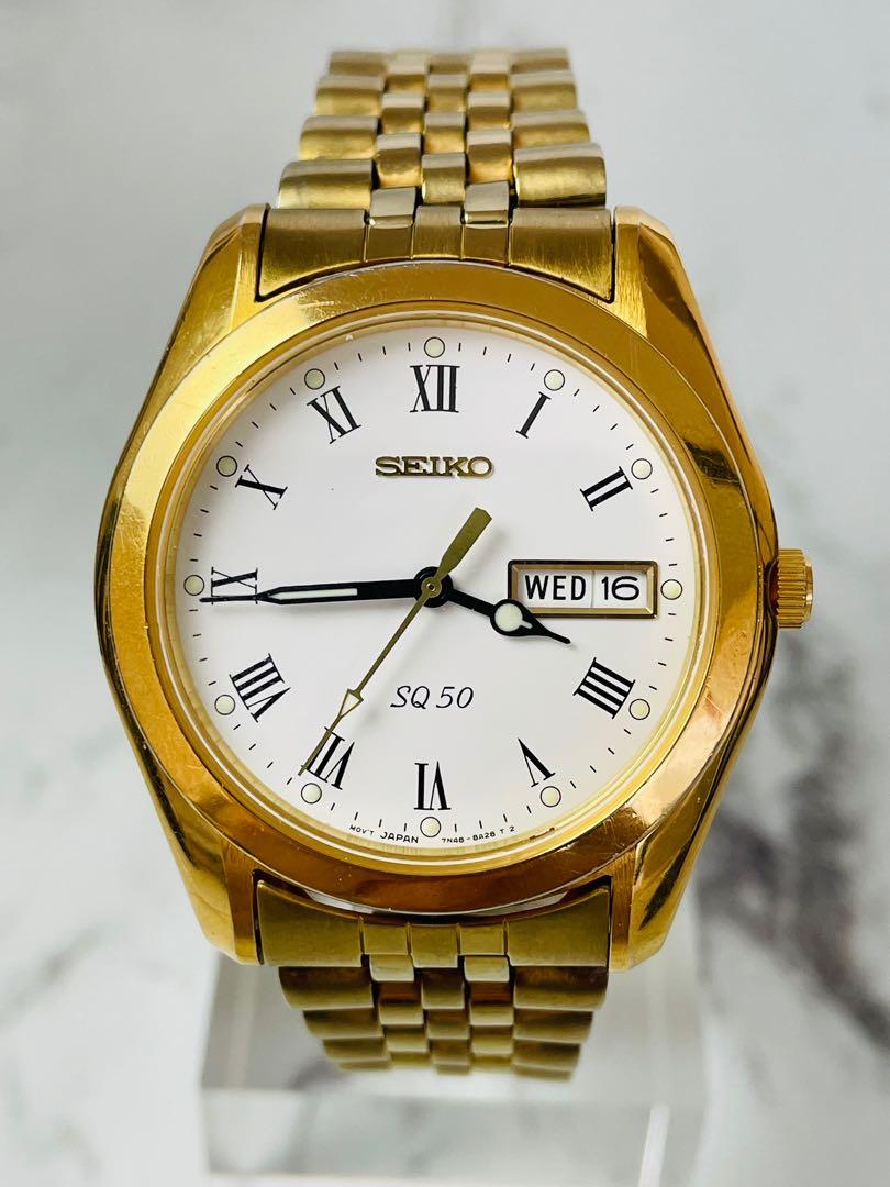 210137d) Seiko Semi-Vintage Men's Quartz Watch Ref 7N48-8A00 Circa 1990s,  Men's Fashion, Watches & Accessories, Watches on Carousell