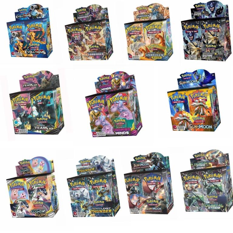 Sg Stock 324 360pcs New Pokemon Cards Tcg 36 Bags Sealed Booster Box Collection Trading Card Game Toys For Child Hobbies Toys Toys Games On Carousell