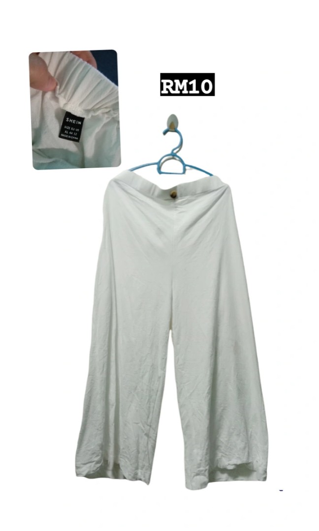 SHEIN PALAZZO, Women's Fashion, Bottoms on Carousell