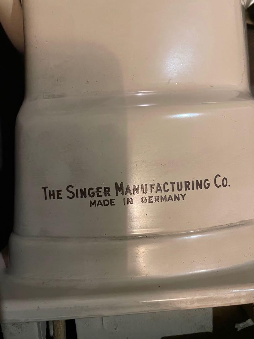 SINGER sewing machine Made in Germany, Furniture & Home Living, Home