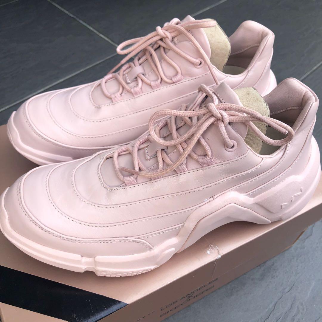 Skechers x Mark Nason Los Angeles Pink Shoes 39 JnT shipping fees), Women's Fashion, Footwear on Carousell