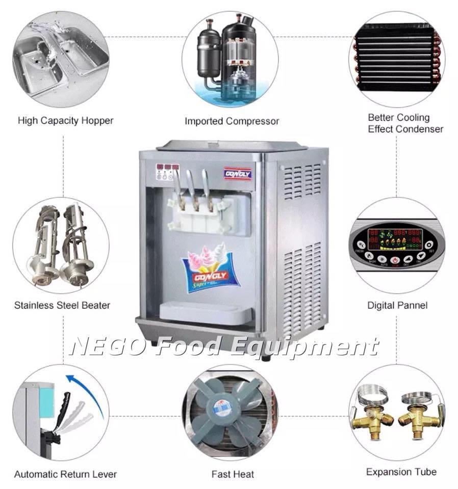 Gongly ice outlet cream machine review