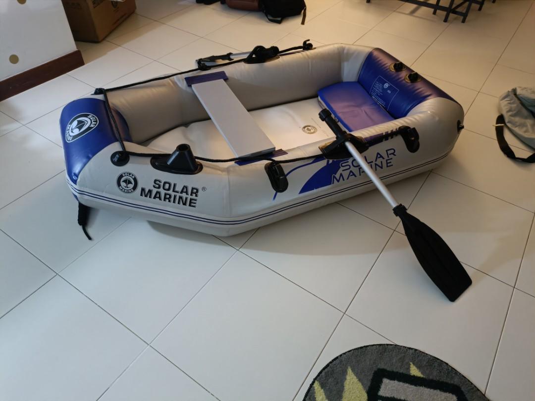 Solar Inflatable Hull Solar marine inflatable boat, Everything Else on Carousell