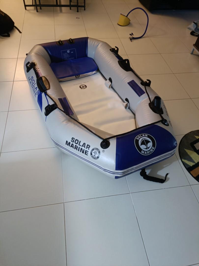 Solar Inflatable Hull Solar marine inflatable boat, Everything Else on Carousell