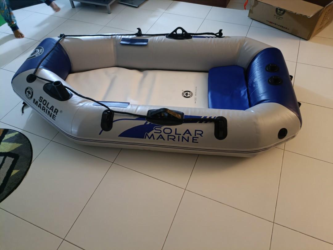 Solar Inflatable Hull Solar marine inflatable boat, Everything Else on Carousell
