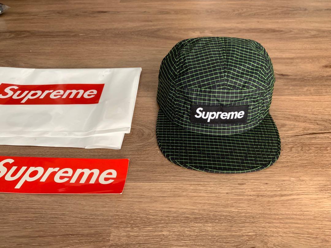 Supreme 2 Tone Ripstop Camp Cap Black Men s Fashion Watches