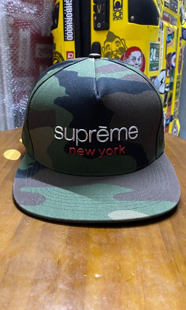 Supreme Classic Logo Corduroy 6 Panel - 帽子