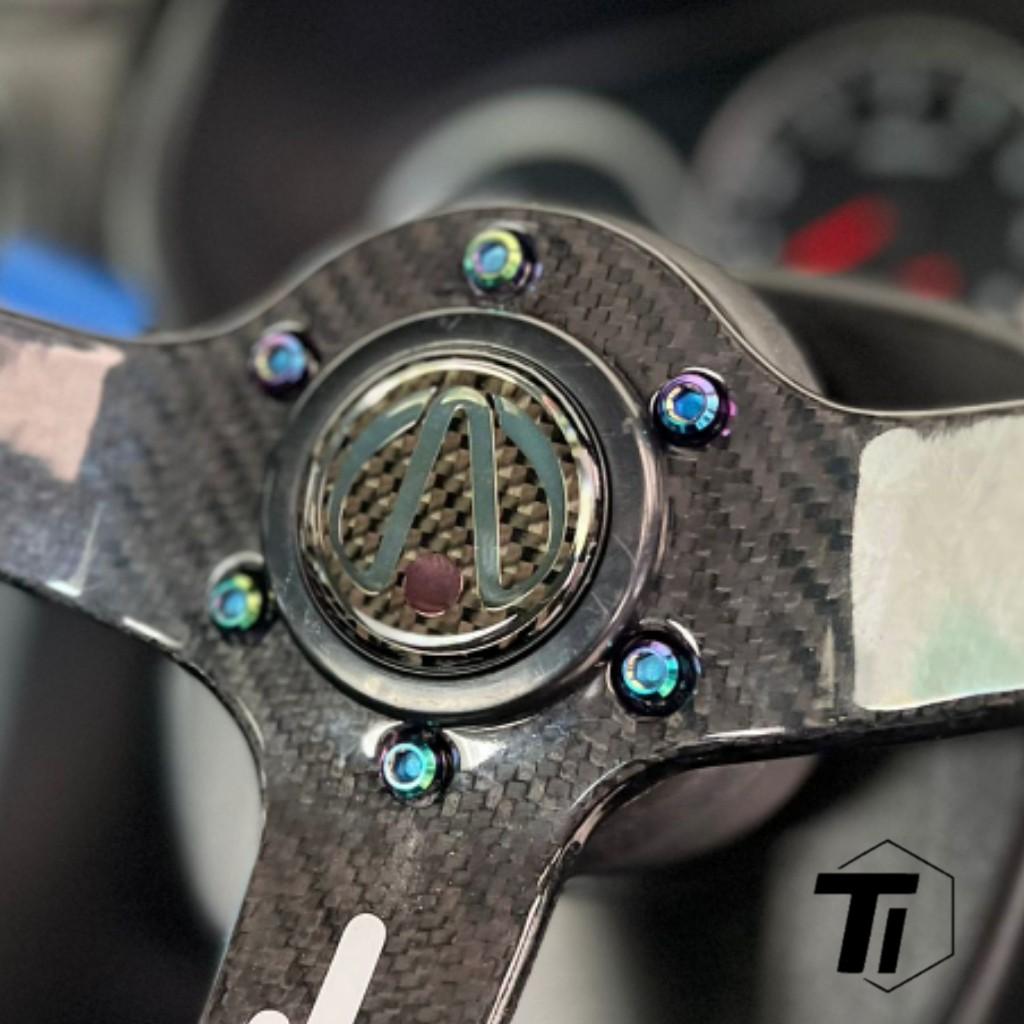 Titanium bolt for Steering Wheel MOMO NARDI VERTEX OMP Velocita