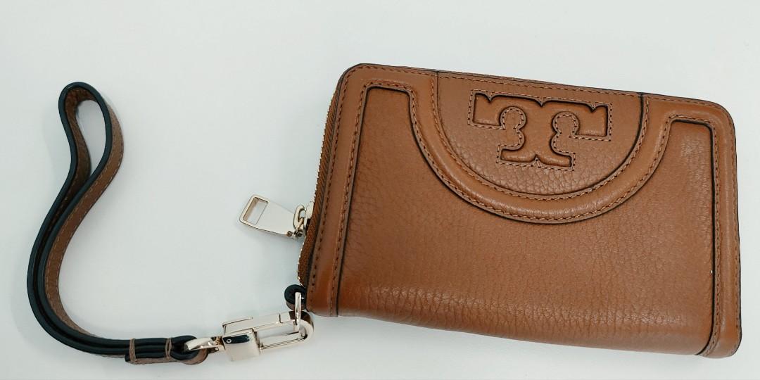 Tory Burch Tan cell phone wallet, Women's Fashion, Bags & Wallets, Wallets  & Card Holders on Carousell