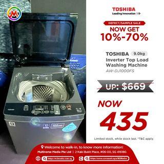 TOSHIBA Inverter Top LoadWashing Machine, 9kg