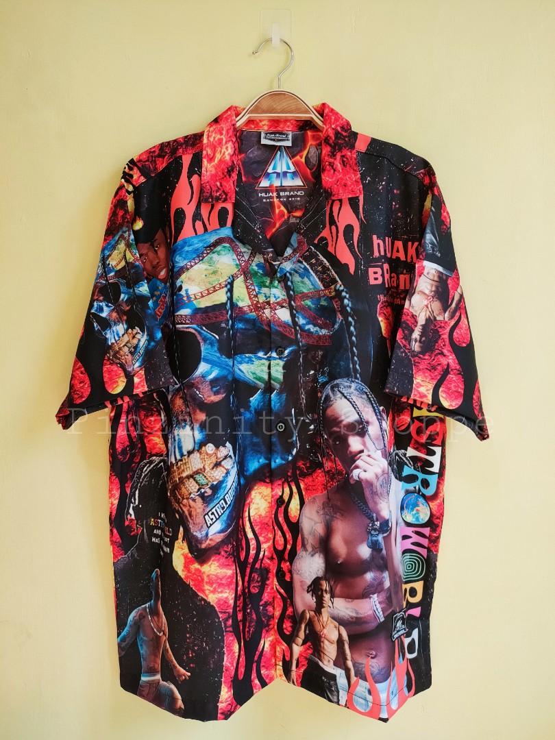 Travis Scott シャツHUAK BRAND ASTROWORLD